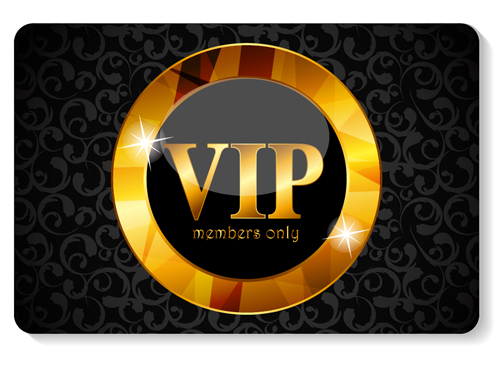 luxurious VIP members cards design vectors 25