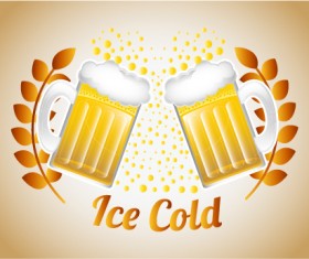 Beer stickers creative design material 06