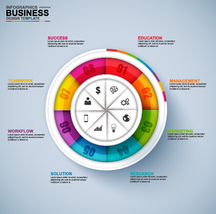 Business Infographic creative design 3491