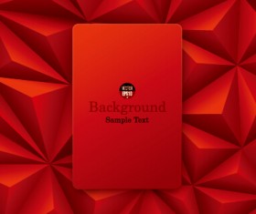 Creative polygonal colored background vector 02