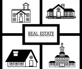 Creative real estate illustration vectors 01