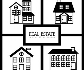 Creative real estate illustration vectors 04