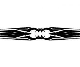 Creative tattoo ornament material vector 03