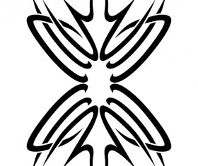 Creative tattoo ornament material vector 05