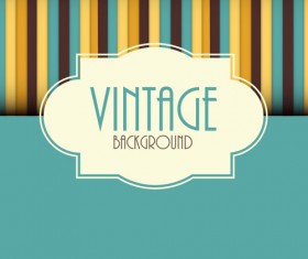 Cute vintage background vectors design 02