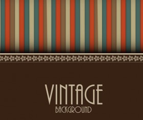 Cute vintage background vectors design 03