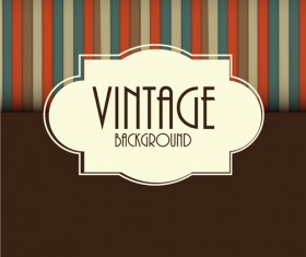 Cute vintage background vectors design 05