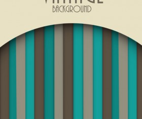 Cute vintage background vectors design 06