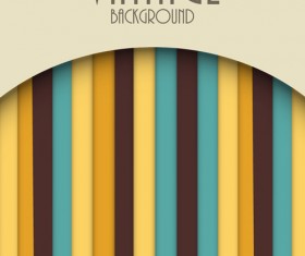 Cute vintage background vectors design 07