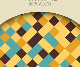 Cute vintage background vectors design 09