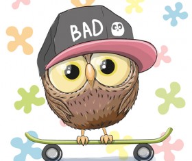 Design cute baby cards vectors set 02