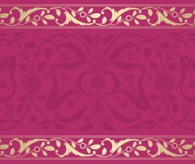 Elegant ornament floral borders seamless vector 01