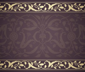 Elegant ornament floral borders seamless vector 02