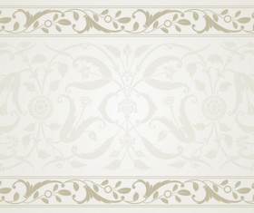 Elegant ornament floral borders seamless vector 03