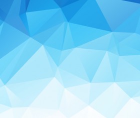 Embossment triangular blue background vector 04