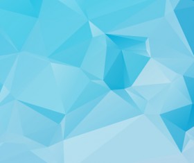 Embossment triangular blue background vector 07