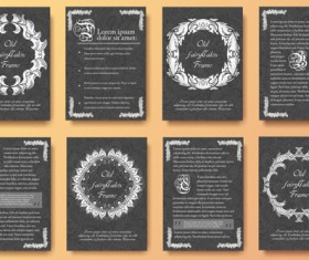 Exquisite greeting card design elements vector 03