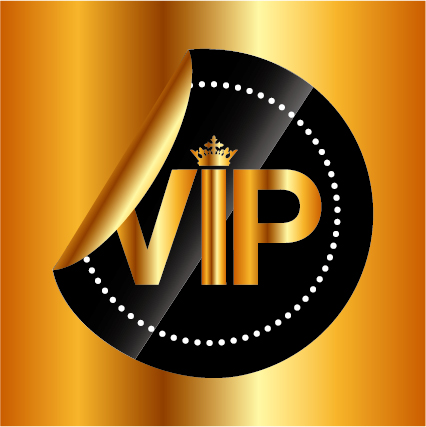 Luxury golden VIP background vectors 01
