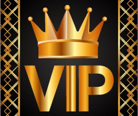 Luxury golden VIP background vectors 02