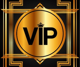 Luxury golden VIP background vectors 04
