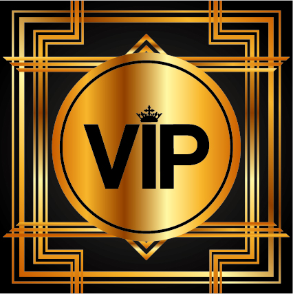Luxury golden VIP background vectors 04