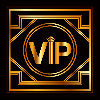 Luxury golden VIP background vectors 06