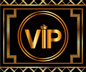 Luxury golden VIP background vectors 07