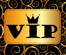 Luxury golden VIP background vectors 08
