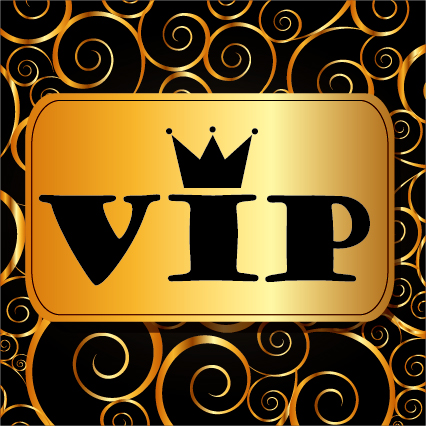 Luxury golden VIP background vectors 08