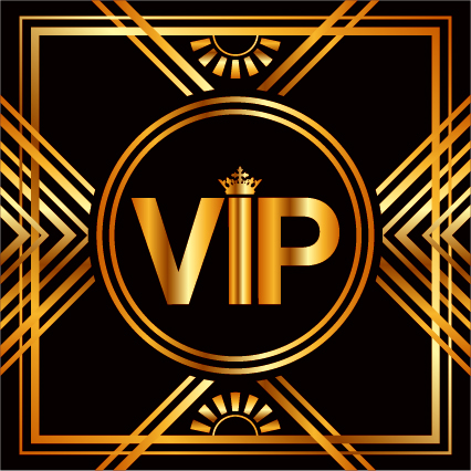 Luxury golden VIP background vectors 09