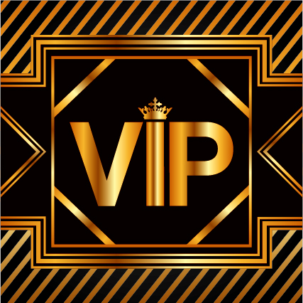 Luxury golden VIP background vectors 17