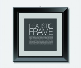 Modern photo frame shiny vector set 01