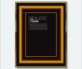 Modern photo frame shiny vector set 02