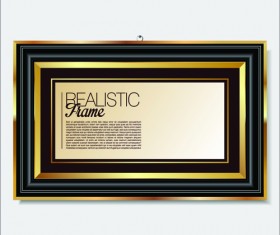 Modern photo frame shiny vector set 03