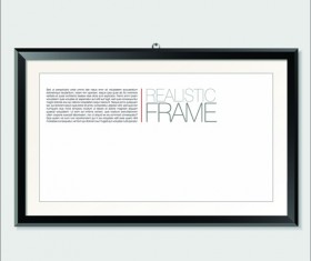 Modern photo frame shiny vector set 04