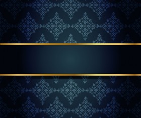Ornate VIP gold background art vector 02