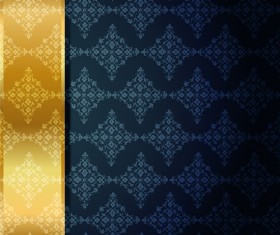 Ornate VIP gold background art vector 03