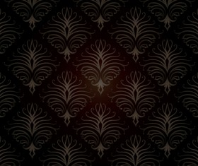 Ornate damask seamless pattern vectors material 05