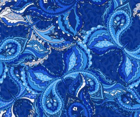Pattern paisley seamless vector material 07
