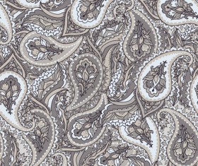 Pattern paisley seamless vector material 08