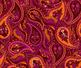 Pattern paisley seamless vector material 09