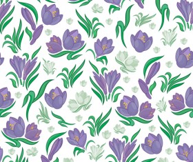 Seamless floral pattern beautiful vector material 02