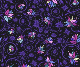 Seamless floral pattern beautiful vector material 05