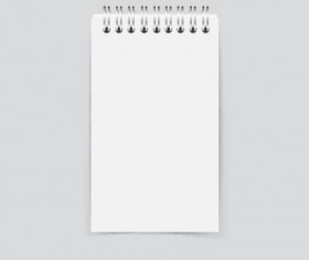 Simple note papers vector material set 07