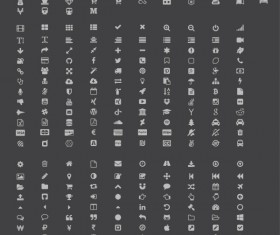 Small fine free icons set