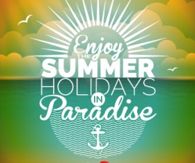 Summer disco night party flyer 04