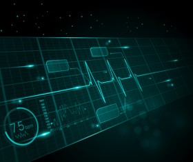 Technology concept template background vector 02