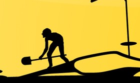 Vector beach sunbeds silhouette material 04