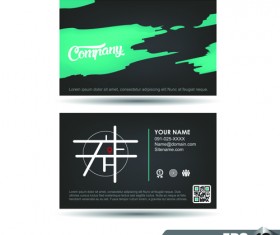 Vector business card company design template 03