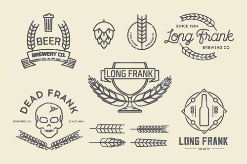 Wheat Beer Retro Labels Vector Set 02 Free Download,How To Inject A Turkey Without An Injector